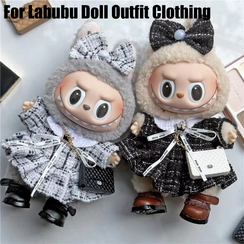 Luxury Bags And Accessories - 15 17cm Ubranka dla lalki Labubu,