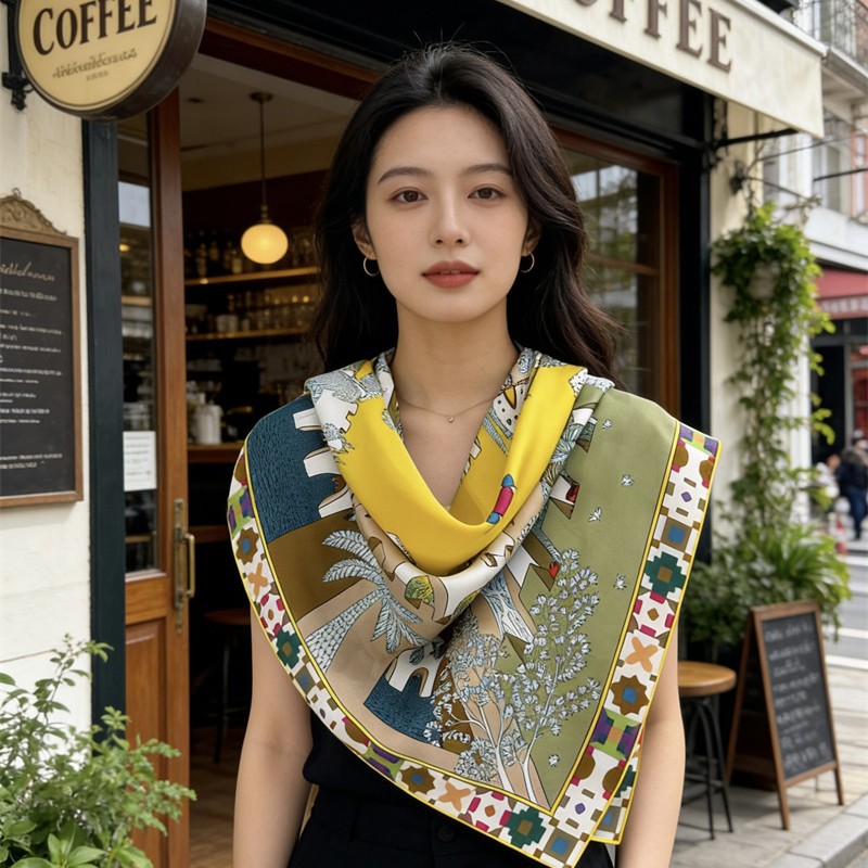 Kwadratowa Jedwabna Apaszka 90 – Luxury Bags And Accessories recenzja i cena
