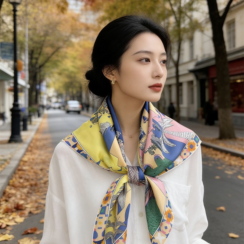 Kwadratowa Jedwabna Apaszka 90 – Luxury Bags And Accessories recenzja i cena