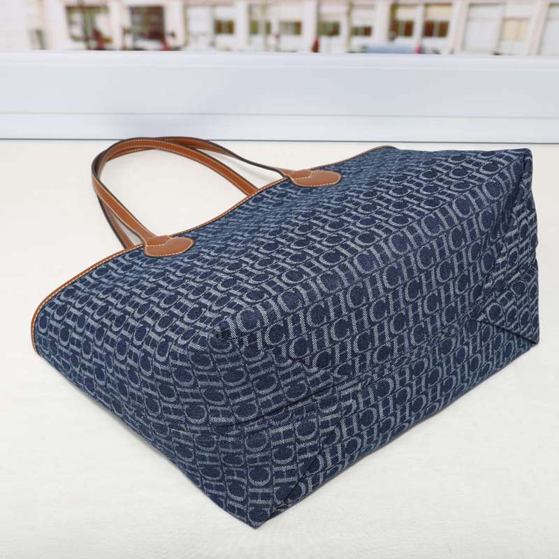 Dżinsowa torba typu tote z mon – Tote Bag Leather Monogram recenzja i cena