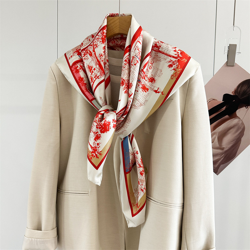 Czerwona Jedwabna Apaszka Luks – Luxury Bags And Accessories recenzja i cena