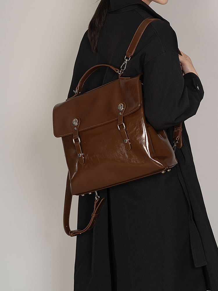 Modna torebka damska na ramię  – Top Handle Patent Bag recenzja i cena