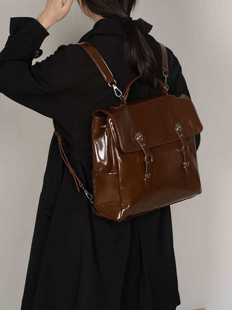 Modna torebka damska na ramię  – Top Handle Patent Bag recenzja i cena