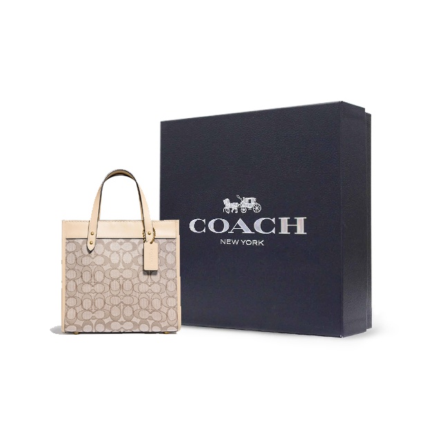 Torba COACH z tkaniny Field z  – Tote Bag Leather Monogram recenzja i cena