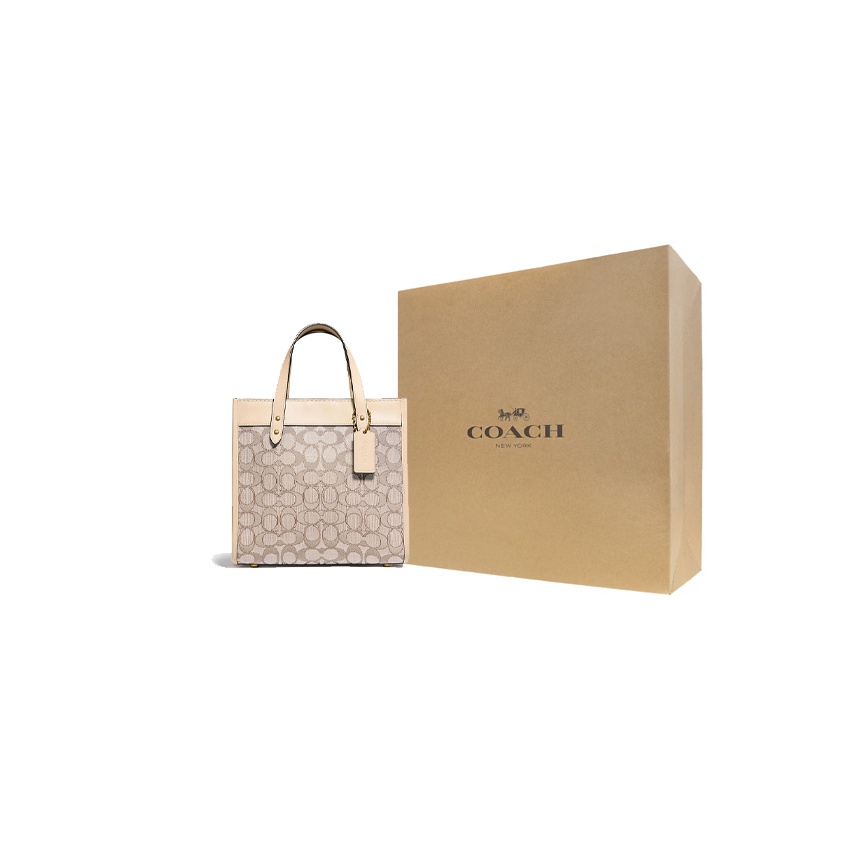 Torba COACH z tkaniny Field z  – Tote Bag Leather Monogram recenzja i cena